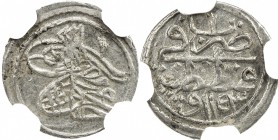 TURKEY: Ahmad III, 1703-1730, AR akçe, Kostantiniye, AH1115, KM-190, a lovely example of this type! NGC graded MS63.

Estimate: USD 100-120
