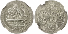 TURKEY: Mahmud II, 1808-1839, AR 10 para, Kostantiniye, AH1223 year 5, KM-559, NGC graded MS62.

Estimate: USD 70-90