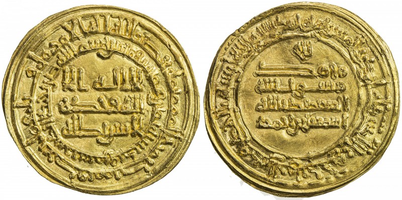 SAMANID: Isma'il I, 892-907, AV dinar (4.04g), Samarqand, AH288, A-1442, superb ...