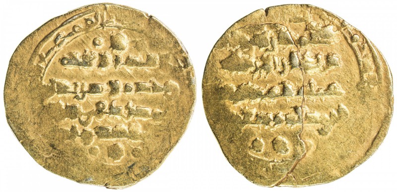 GHAZNAVID: Mas'ud III, 1099-1115, AV dinar (4.36g) (Ghazna), AH507, A-1647, extr...