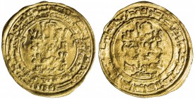 GREAT SELJUQ: Tughril Beg, 1038-1063, AV dinar (3.16g), al-Rayy, AH440, A-1665, clear mint & date, usual central weakness for this mint, VF, ex Hans M...