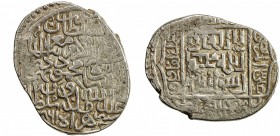 TIMURID: Shah Mahmud, 1457-1459, AR tanka (5.08g), Herat, AH861, A-2423.1, with his titles al-akram mu'izz al dunya wa'l-din, bold mint & date, decent...
