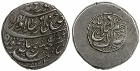 DURRANI: Taimur Shah, 1772-1793, AR rupee (11.35g), Balkh, AH1204//1205, A-3100, KM-273, extremely rare mint for Durrani silver, dated 1204 on the obv...
