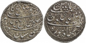 DURRANI: Shah Shuja', 1803-1809/2nd reign, AR double rupee (22.99g), Bahawalpur, AH1218 year one (ahad), A-3121, KM-254, bold strike, choice EF, R, ex...