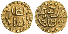 SAMUDRA-PASAI: Abu'l-Din, ca. 1405-1412, AV mas (0.70g), Leyten-SP13a, bold strike, choice EF, R. 

Estimate: USD 100-120