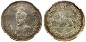 IRAN: Ahmad Shah, 1909-1925, AR 1000 dinars, AH1332, KM-1056, light golden toning near the edges, NGC graded MS63.

Estimate: USD 80-100
