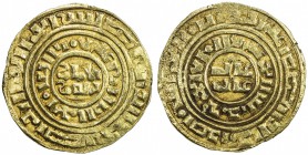 KINGDOM OF JERUSALEM: AV bezant (3.48g), NM, ND (ca. 1190-1260), CCS-5a, A-730, derived from type A-729 of the Fatimid ruler al-Âmir, superb strike, a...