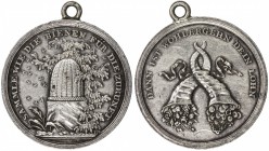 GERMAN STATES: AR medal (9.55g), ND, silver medal designed by Daniel Friedrich Loos, SAMMLE WIE DIE BIENEN FÜR DIE ZUKUNFT, bees flying around a beehi...