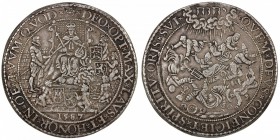 ENGLAND: Elizabeth I, 1558-1603, AR medal (47.11g), 1587, Eimer-53, 52mm, later made electrotype, Protestants Supported in the United Provinces, medal...