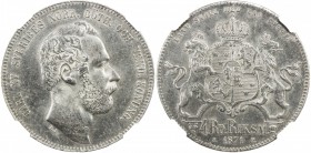 SWEDEN: Karl XV, 1859-1872, AR 4 riksdaler riksmynt, 1871, KM-726, mintmaster ST, the finest NGC graded example, NGC graded MS63.

Estimate: USD 600...