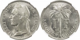 BELGIAN CONGO: Albert I, 1909-1934, 1 franc, 1929, KM-21, Flemish legend, NGC graded MS63.

Estimate: USD 180-220