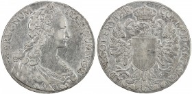 ERITREA: Vittorio Emanuele, 1900-1945, AR tallero, 1918-R, KM-5, design derived from the 1780 thaler with the bust of Maria Theresa and the arms of Au...