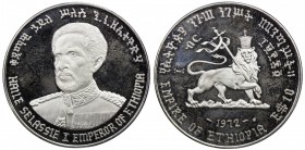 ETHIOPIA: Haile Selassie, Emperor, 1930-1974, AR 10 birr (39.84g), EE1972 (1964), KM-53, Schön-43, 50mm, Proof. 

Estimate: USD 80-100