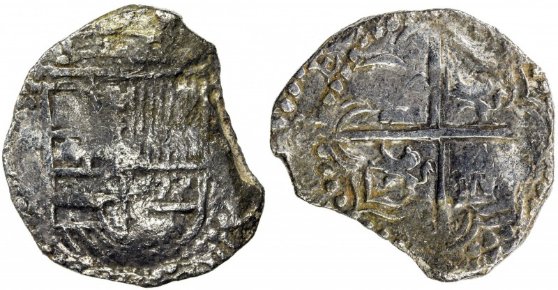 BOLIVIA: Felipe III, 1598-1621, AR 4 reales cob (11.49g), ND [1605-21]-P, KM-9, ...