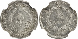 COLOMBIA: Nueva Granada, 1837-1850, AR ½ real, Bogotá, 1839, KM-96.1, assyer RS, a superb example, NGC graded MS64.

Estimate: USD 300-400