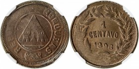 HONDURAS: Republic, AE centavo, 1896, KM-46, a superb example! NGC graded MS63 BR.

Estimate: USD 200-250
