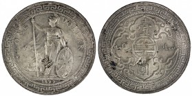 CHINESE CHOPMARKS: GREAT BRITAIN: AR trade dollar, 1899-B, KM-T5, with large Chinese merchant chopmarks yuan and ge, EF-AU.

Estimate: USD 75-100
