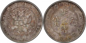 CHINA: Kuang Hsu, 1875-1908, AR dollar, ND (1908), Y-14, L&M-11, PCGS graded EF45.

Estimate: USD 700-900
