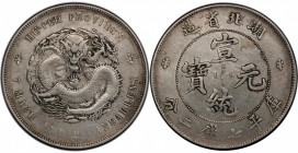 HUPEH: Hsuan Tung, 1901-1911, AR dollar, ND (1909-11), Y-131, L&M-187, dot FB-no dot, Chinese chopmark, PCGS graded EF details.

Estimate: USD 150-2...