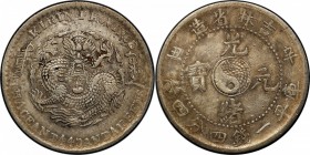 KIRIN: Kuang Hsu, 1875-1908, AR 20 cents, CD1901, Y-181a, PCGS graded EF45.

Estimate: USD 100-150