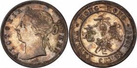 HONG KONG: Victoria, 1841-1901, AR 20 cents, 1887, KM-7, PCGS graded AU55.

Estimate: USD 100-150