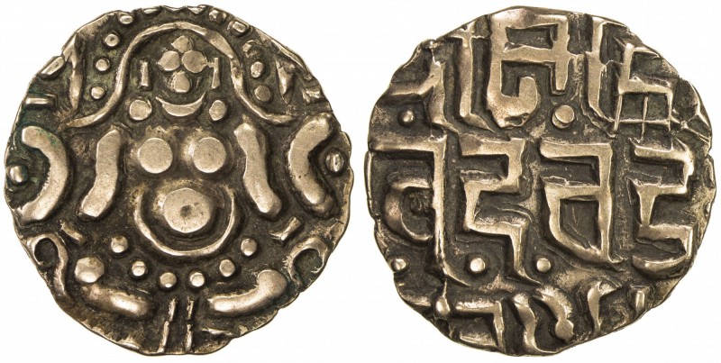 GAHADAVALAS OF KANAUJ: Govinda Chandra, ca. 1114-1154, debased AV 4½ masha (4.00...