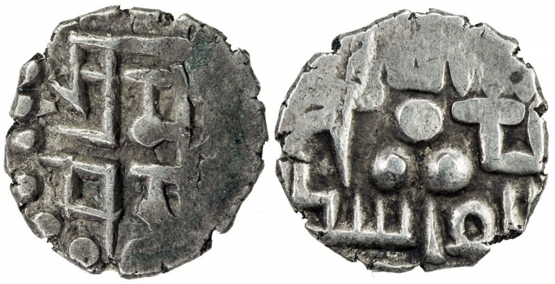 AMIRS OF MULTAN: Asad, late 800s, AR damma (0.54g), A-4581, Fishman-M65/70, Naga...