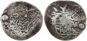 MUGHAL: Zahir al-Din Babur, 1st or 2nd reign, at Samarqand, 1497-1498 & 1500-1501, AR tanka (4.72g), NM, AH9xx, A-I2462, Rahman-Cmk.01/02, with two la...