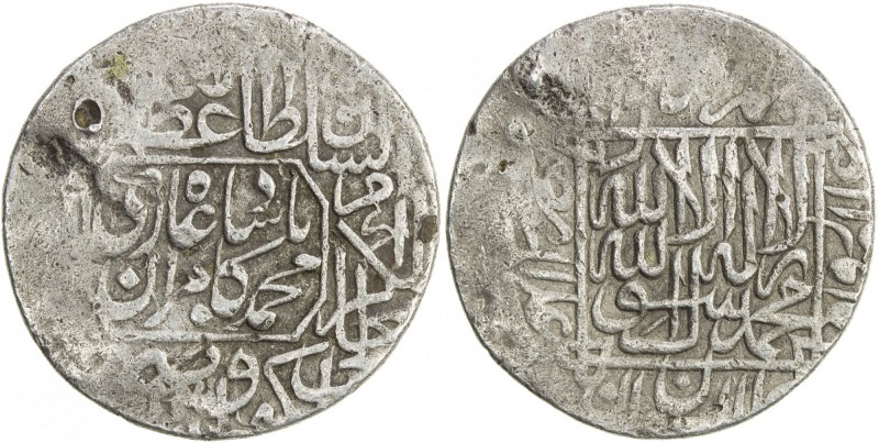 MUGHAL: Kamran Mirza, 1530-1555, AR shahrukhi (3.88g) (Qandahar), DM, A-I2464.2,...