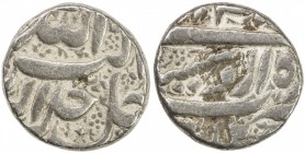 MUGHAL: Akbar I, 1556-1605, AR rupee (11.44g), Burhanpur, KM-93.7var, Liddle-S.60, special variety, differs by the location of the month (always Ardib...