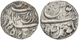 PATIALA: Amar Singh, 1765-1781, AR rupee (11.17g), "Sahrind ", AH1191, Cr-10. SS-203, 3 dots below the "S " of jalus, full date, choice VF, R, ex Mohu...