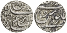 PATIALA: Amar Singh, 1765-1781, AR rupee (11.16g), "Sahrind ", AH1194, Cr-10. SS-203, 3 dots below the "S " of jalus, full date, VF-EF, R, ex Mohun Si...