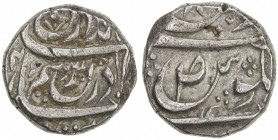 PATIALA: Sahib Singh, 1781-1813, AR rupee (11.11g), "Sahrind ", AH(12)04, Cr-20. SS-204, flower below the "S " of jalus, choice VF, ex Mohun Singh Col...
