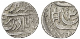 PATIALA: Rajinder Singh, 1876-1900, AR rupee (10.96g), VS[19]47, Y-6. SS-220, katar personal mark, choice VF, ex Mohun Singh Collection. Rupees of Raj...