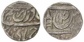 PATIALA: Rajinder Singh, 1876-1900, AR rupee (10.97g), VS[19]48, Y-6. SS-220, katar personal mark, choice VF, ex Mohun Singh Collection. Rupees of Raj...