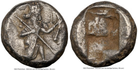 ACHAEMENID PERSIA. Xerxes I-Darius II (ca. 5th century BC). AR siglos. NGC Choice VF. Lydo-Milesian standard. Sardes, ca. 485-420 BC. Persian king or ...