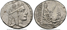 ARMENIAN KINGDOM. Tigranes II the Great (95-56 BC). AR tetradrachm (27mm, 15.29 gm, 12h). NGC Choice XF 4/5 - 3/5, brushed. Tigranocerta, ca. 80-68 BC...