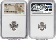 ANCIENT LOTS. Celtic. Gaul. Aedui. Ca. mid 1st century BC. Lot of five (5) AR quinarii. NGC XF. 1) CENTRAL GAUL. Aedui. Ca. mid-1st century BC. AR qui...