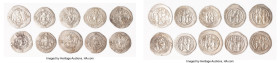 ANCIENT LOTS. Oriental. Sasanian Kingdom. Lot of ten (10) AR drachms. Good-Choice Fine. Includes: Ten Sasanian AR drachms, various types. SOLD AS IS, ...