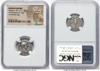 ANCIENT LOTS. Roman Imperial. Hadrian (AD 117-138). Lot of three (3) AR denarii. NGC VG-Fine. 1) Hadrian (AD 117-138). AR denarius. NGC Fine. 2) Hadri...