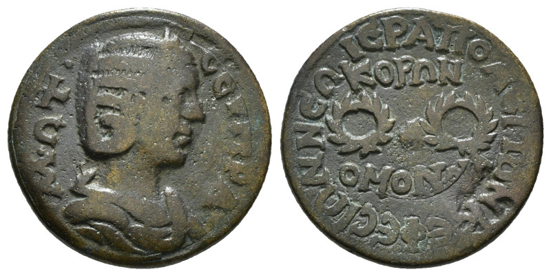 PHRYGIA. Hierapolis. Otacilia Severa (Augusta, 244-249). Ae. Homonoia issue with...