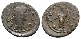Gallienus (253-268). Antoninianus (24mm, 5.11g, 12h). Rome, 265-7. Radiate head r. R/ Providentia standing facing, head l., holding baton and cornucop...