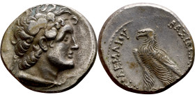 Ptolemaic Egypt: Alexandria - Ptolemy VI Philometor (180-145 BC) AR Tetradrachm Obverse: Head of a king, wearing diadem, turned to the right. Reverse:...