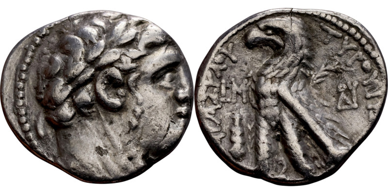 PHOENICIA: Tyre - Autonomy Issue (126 – 65 BC ) AR Didrachm Minted Year: 50 (76 ...
