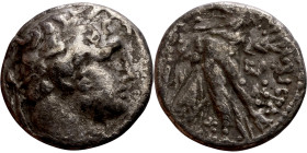 PHOENICIA: Tyre - Autonomy Issue (126 – 65 BC ) AR Didrachm Obverse: Laureate bust of Melkart right Reverse: TYPOY IEPAΣ KAI AΣYΛOY (of Tyre the holy ...