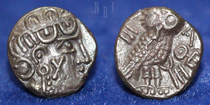 Arabia Felix: Himyarites and Sabaeans (ca. 3rd Century BC) AR Hemidrachm. (1.34g...