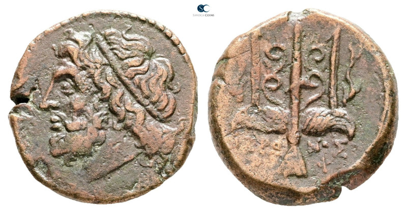 Sicily. Syracuse. Hieron II 275-215 BC. 
Bronze Æ

20 mm, 6,98 g



Very ...