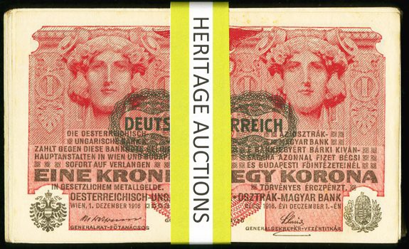 Austria Osterreichisch-Ungarischen Kassenschein 1 Krone 1.12.1916 Pick 49 165 Ex...