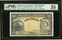 Bahamas Bahamas Government 1 Pound 1936 (ND 1953) Pick 15a PMG Choice Very Fine 35. 

HID09801242017