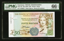 Guernsey States of Guernsey 50 Pounds ND (1994) Pick 59 PMG Gem Uncirculated 66 EPQ. 

HID09801242017